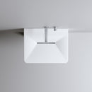 Modern Wall-Mounted Solid Surface Pedestal Sink by HouseOfZazla