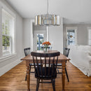 17' Chrome Crystal Pendant Chandelier