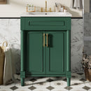Bathroom Vanity With Integrated Sink and 2 Door Cabinet by HouseOfZazla
