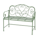 Sunnydaze Outdoor Garden Bench - Green by HouseOfZazla