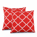 2 Pack Outdoor Pillow Covers (18x18 Inch)