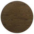 Kessler Round Sculptural Wood Coffee Table Brown
