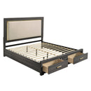 Colorado - Bedroom Set With Upholstered LED Headboard by HouseOfZazla