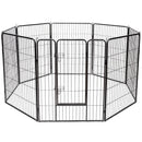 8 Metal Panel Heavy Duty Pet Playpen Dog Fence with Door by LJGDeals