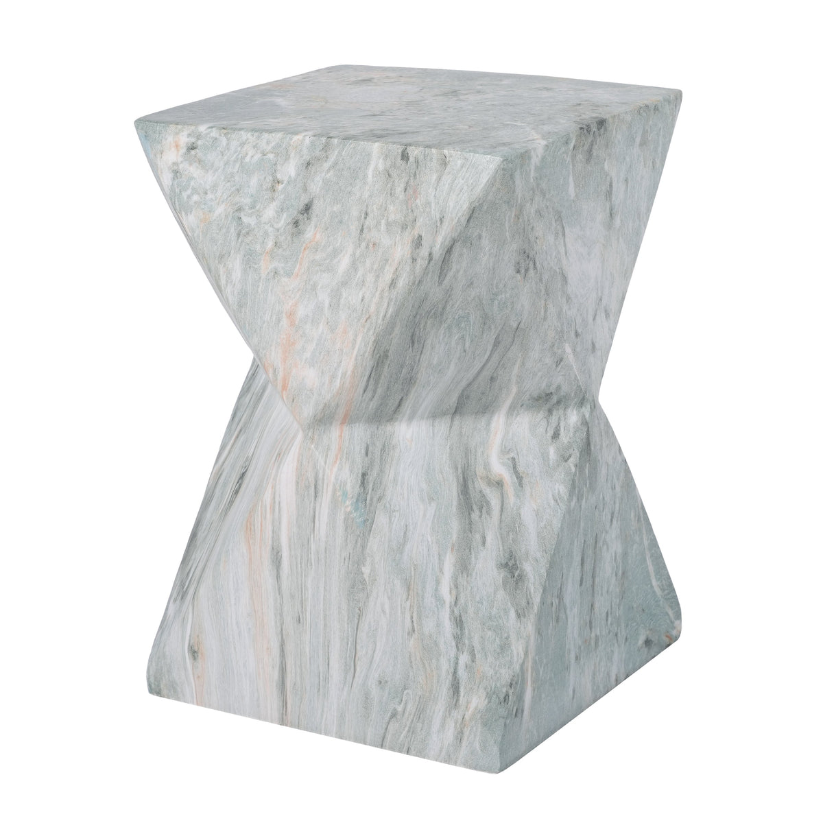 Modern Geometric Hourglass Accent Table, photo 5 of 10