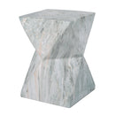 Modern Geometric Hourglass Accent Table
