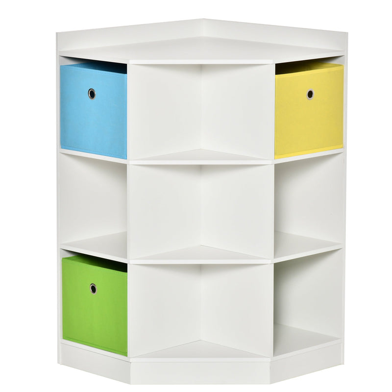 Walker Edison | Kids Corner Cubby Storage Cabinet