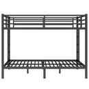 Metal Queen Over Queen Bunk Bed for Teens and Adults by HouseOfZazla