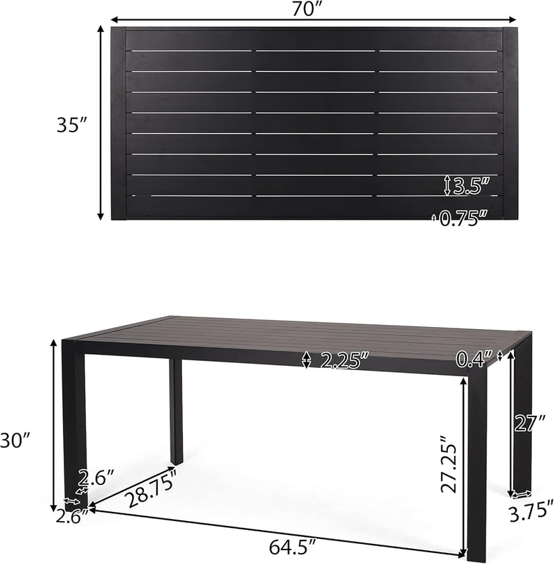 Templin Rectangle Dining Table, photo 3 of 9
