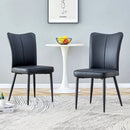 Minimalist Style Minimalist Dining Chairs With Metal Legs by Unique Piece Furniture