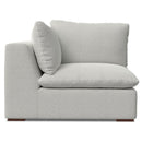 Jasmine - Corner Sofa Module - Gray by HouseOfZazla