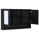 Wall Mounted Bathroom Medicine Cabinet With Double Mirrored Doors by HouseOfZazla