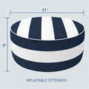 2 Pack Outdoor Inflatable Ottoman