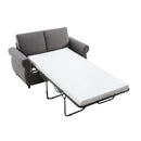 Pull Out Sofa Bed Loveseat Sleeper With Twin Size Memory Mattress With Two USB Ports For Living Room Spaces by HouseOfZazla