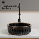 Vessel Sink, Above Counter Small Bowl - Black by HouseOfZazla