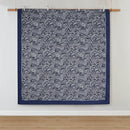 12 Piece Comforter Set with Cotton Bed Sheets Navy Cal King