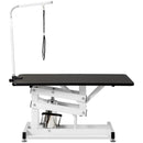 Hydraulic Dog Pet Grooming Table Heavy Duty Big Size Z-Lift Pet Grooming Table - Black / White by HouseOfZazla