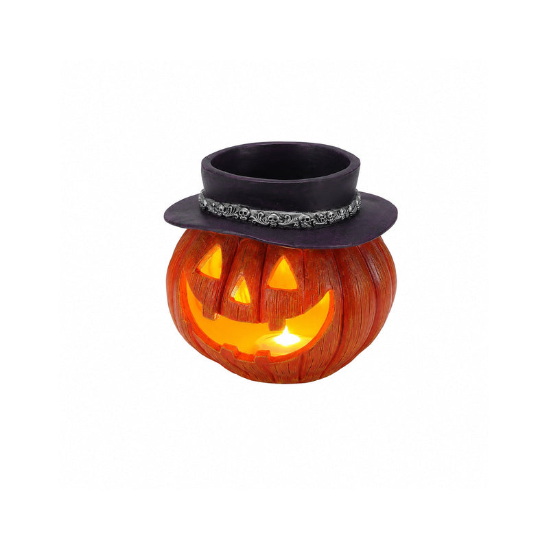Halloween Pumpkin Candy Bowl With Witch Hat, photo 6 of 10
