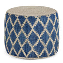 Edgeley - Handcrafted Round Pouf by Unique Piece Furniture