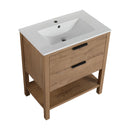 30 Inch Bathroom Vanity Plywood With 2 Drawers