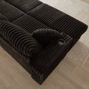 3 Seater Sofa With 2 Ottomans For Living Room by HouseOfZazla
