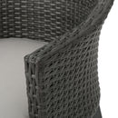Hillhurst Outdoor Chair Set of 2 with Weather Resistant Cushions by HouseOfZazla