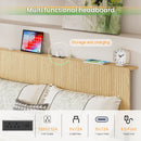 Floating Bedstead With Charging Station And LED Lights by HouseOfZazla