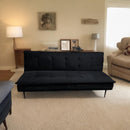Gyuri - Upholstered Sofa - Black by HouseOfZazla