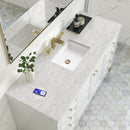 James Martin Chicago 60" Single Bathroom Vanity, Glossy White