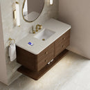 James Martin Allamari 48" Floating Single Bathroom Vanity, Sable