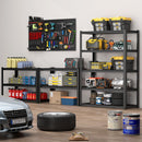 Garage Storage Rack, 5 Layer Adjustable Shelving Unit For Warehouse - Black by HouseOfZazla