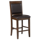 Ferrara - 5 Piece Counter Height Dining Set With Chairs - Walnut by HouseOfZazla