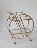 Gold Bar Carts for The Home Bar Serving Cart