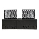Metal Planter-Trellis Combo Set of 3