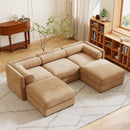 Contemporary Elegant Sofa With Storage And Ottoman by HouseOfZazla