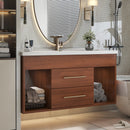 35.4" Mid-century Modern Single Bathroom Vanity