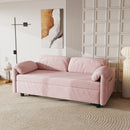 Sofa, Dual Purpose Lounge With Retractable Queen Size Bed