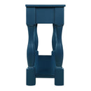 63inch Long Wood Console Table with 3 Drawers and 1 Bottom Shelf for Entryway Hallway Easy Assembly Extra-thick Sofa Table(Navy Blue)