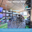 10x14 Ft Outdoor Metal Storage Shed by HouseOfZazla