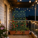 Metal Garden Trellis Rustproof Trellis For Climbing Plant Outdoor Flower Support by Unique Piece Furniture