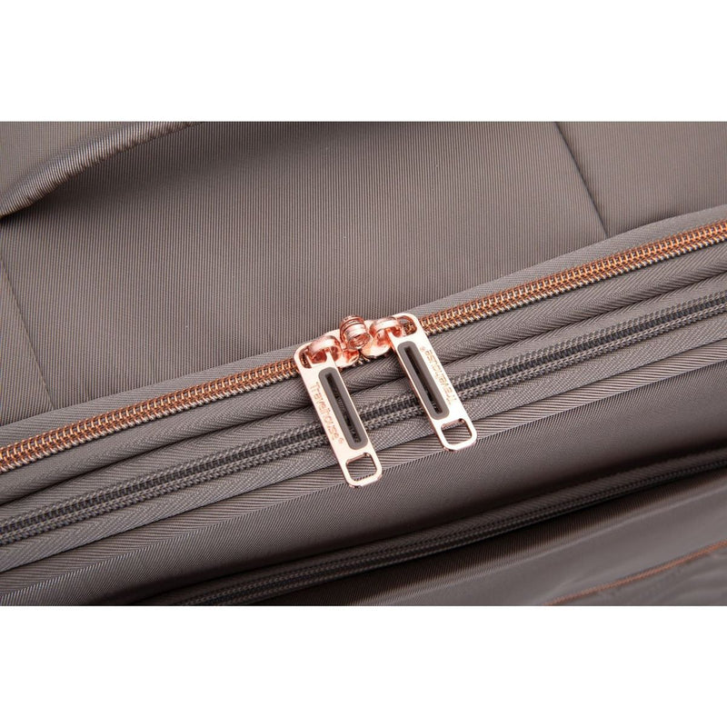 4-Piece Set (16/20/24/28), Softshell Suitcase Spinner Wheels Terylene Luggage Sets Carry On Suitcase Luggage Lightweight Durable Suitcase Khaki