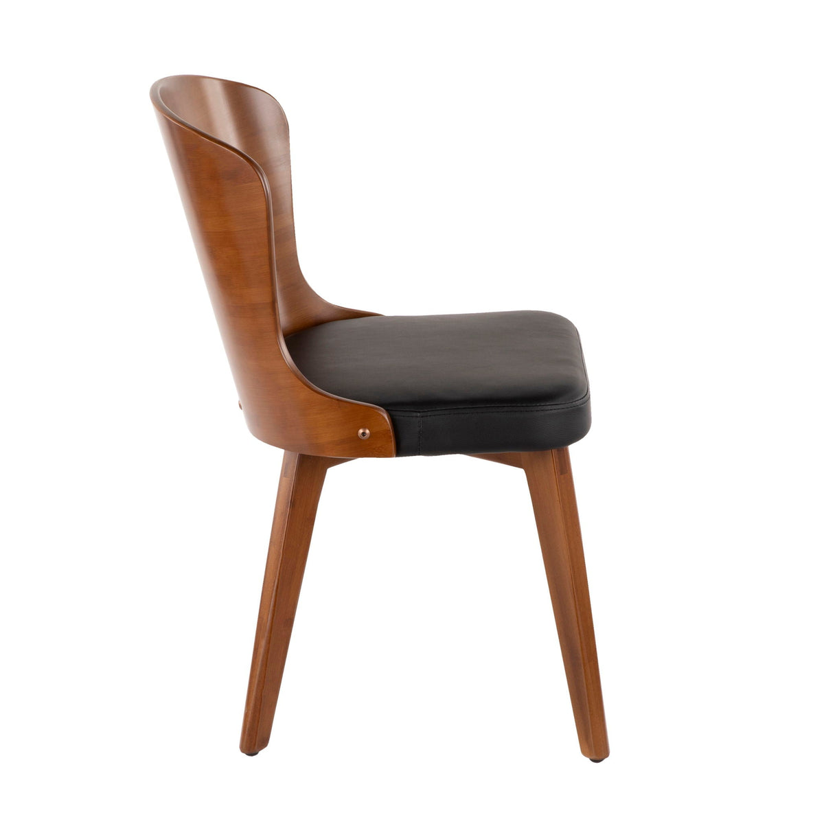Bocello - Mid-Century Chair - Walnut / Black, photo 4 of 4