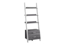 Contemporary Corner Ladder Bookshelf for Office by HouseOfZazla