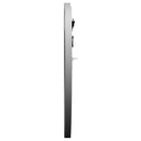 Aiko 36 x 30 Inch Heart Shaped LED Light Wall Mirror Silver