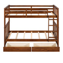 Bunk Bed With Ladders And 2 Storage Drawers by HouseOfZazla