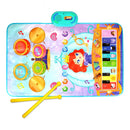 Baby Musical Mat With 55 Music Sounds Toddler Toys Floor Piano Keyboard Mat Drum Mat Carpet Educational Musical Learning Toy Infant Music Toy for 1 2