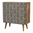 Edessa Bone Inlay Cabinet by Unique Piece Furniture
