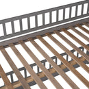 Low Bunk Bed With Slide, Fence And Ladder by HouseOfZazla