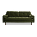 Nicholas - Mid-Century Modern Sofa - Olive Green by HouseOfZazla