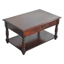 Turned Legs Drawer Table by HouseOfZazla